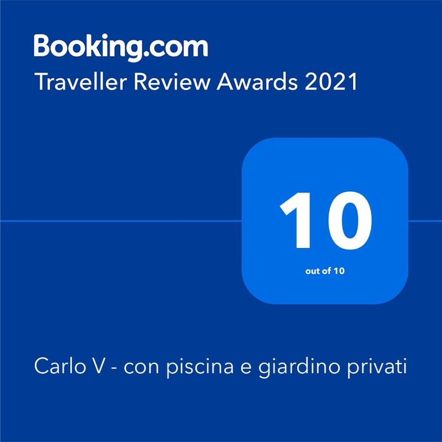 Carlo V - Con Piscina E Giardino Privati Apartment Lecce Ngoại thất bức ảnh