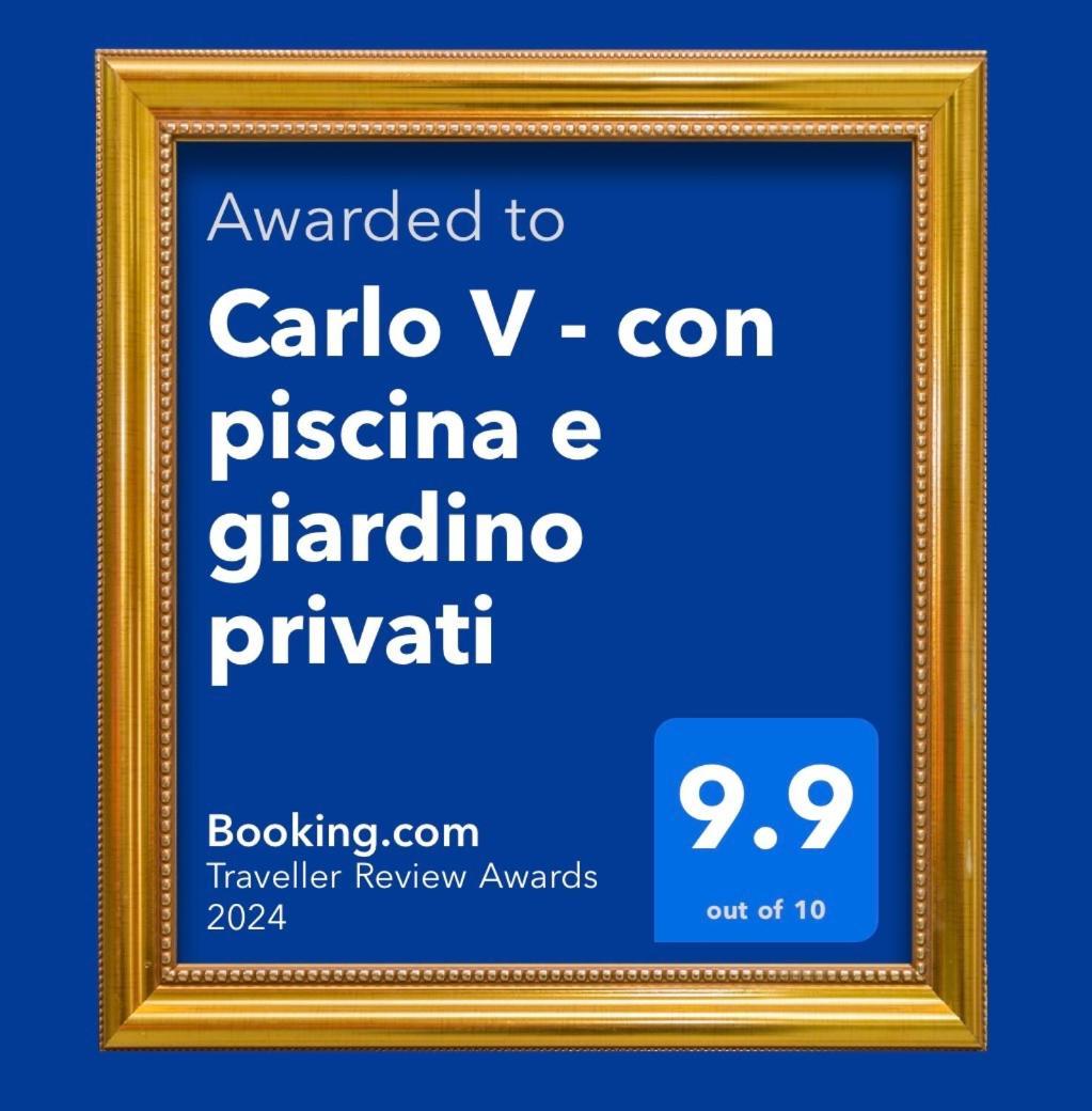 Carlo V - Con Piscina E Giardino Privati Apartment Lecce Ngoại thất bức ảnh